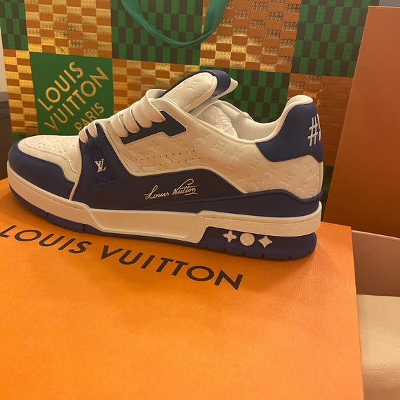 White and Blue Virgil Obloh Louis Vuitton - Picture 1 of 9